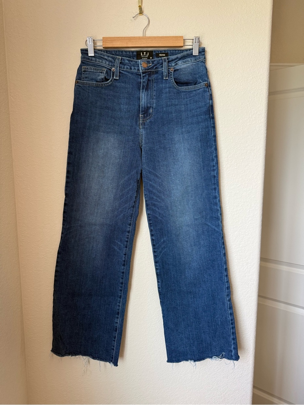 L.T.J. Letter to Juliet Genoa Wide Leg Jeans Size 26
